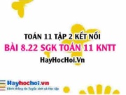 Bài 8.22 SGK Toán 11 Tập 2 Kết nối tri thức